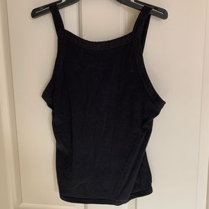 Black tank top